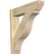 Ekena Millwork Funston Slat Rough Sawn Outlooker, Douglas Fir, 8"W x 36"D x 36"H OUT08X36X36FST06RDF - alternate 1